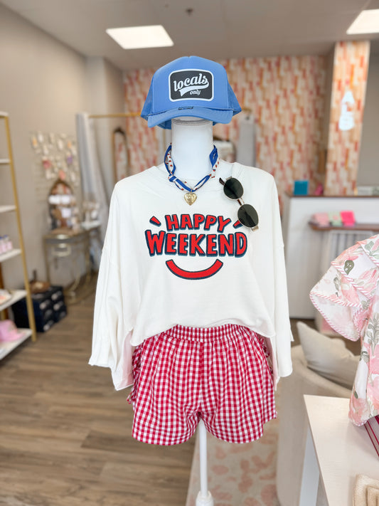 Happy Weekend Sweatshirt