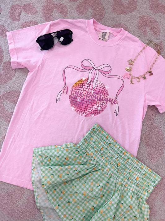 ALB Disco Tshirt- Light Pink