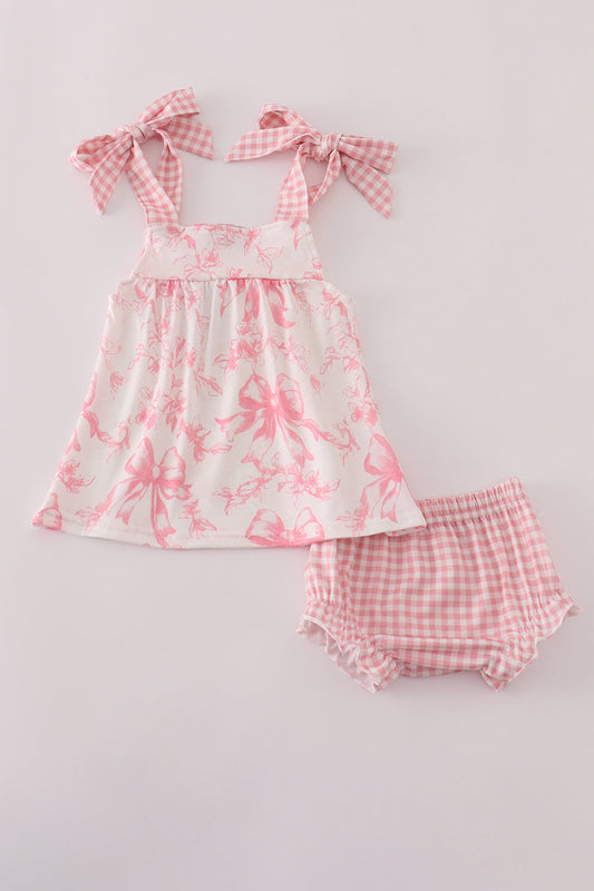 Pink Bow Set- Girl