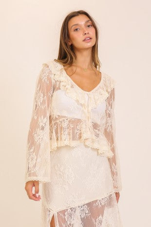 Rosie Sheer Tie Top