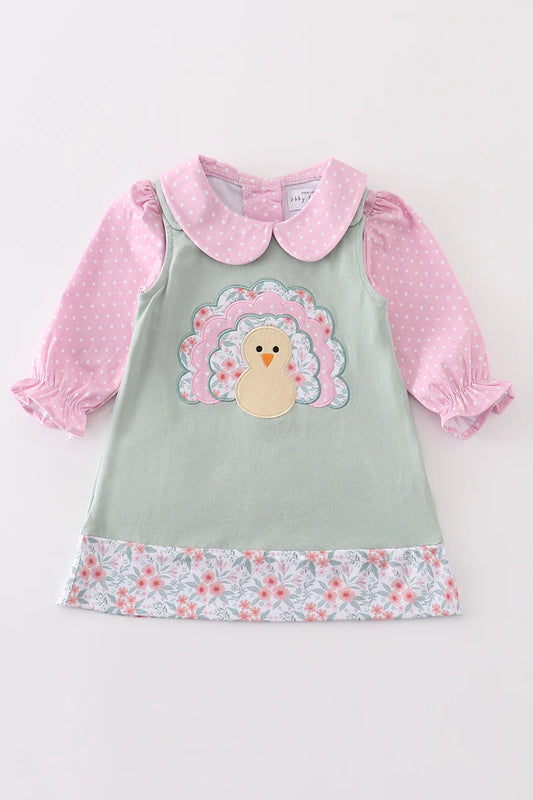 Green Turkey Set- Girl