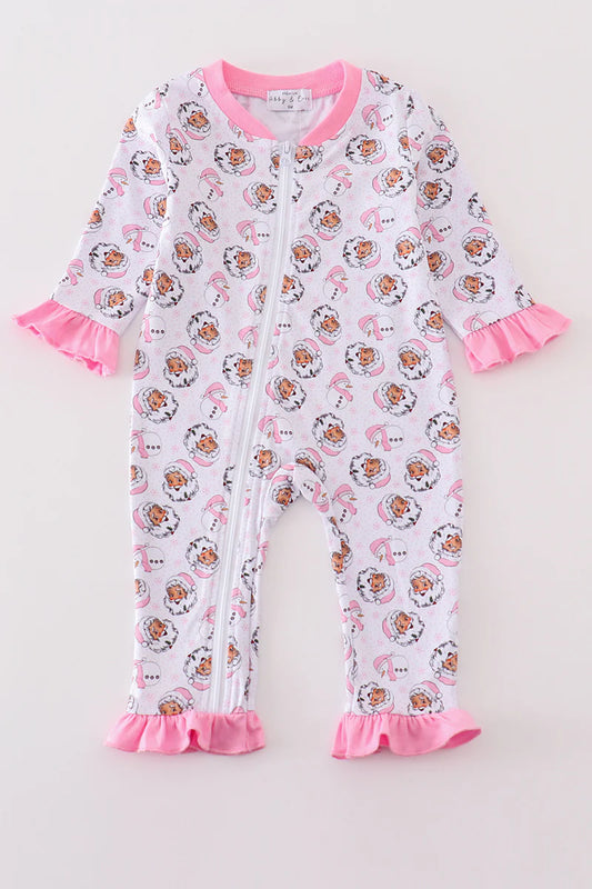 Santa PJ Romper- Girl