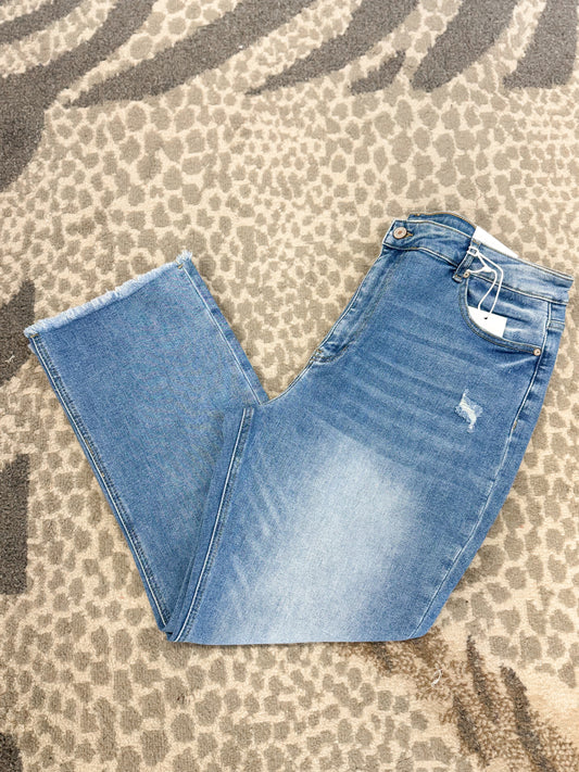 Lexie Jeans- Light Wash (CURVY)