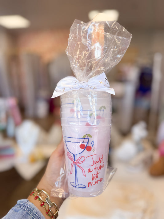 ‘Just A Tini Bit More’ Cup Set