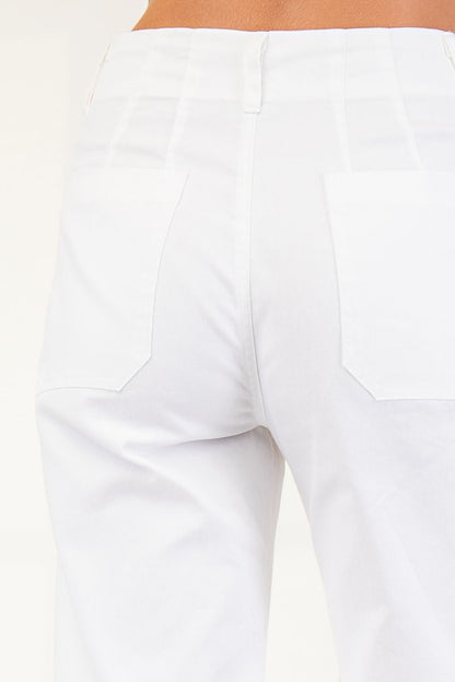Stella Pants- White (CURVY)