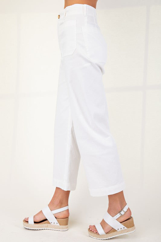 Stella Pants- White (CURVY)