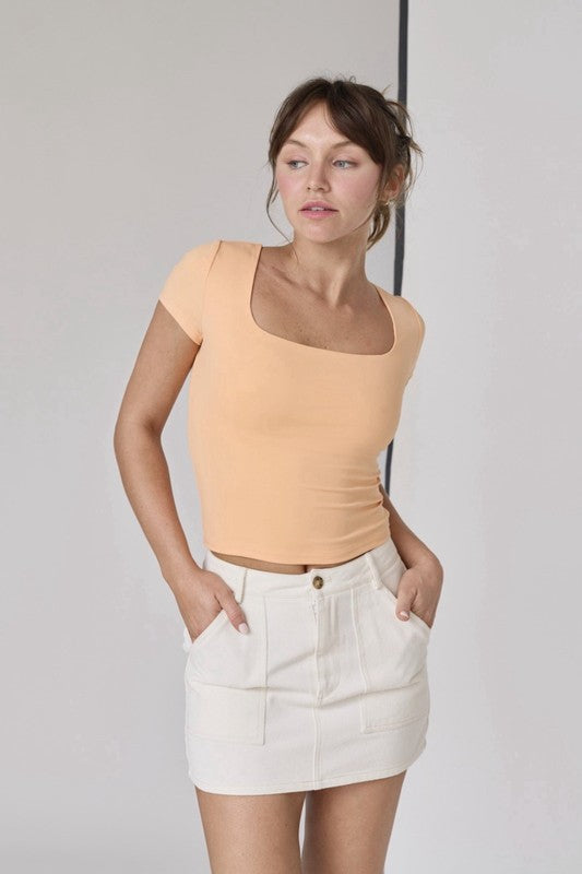 Cally Top (Orange)
