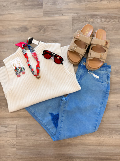 Demi Jeans- Ocean Blue