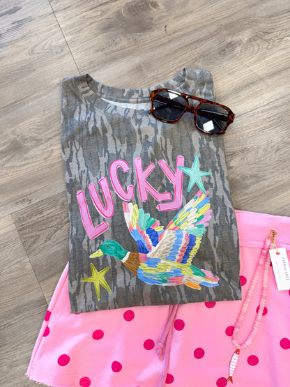 Lucky Duck Camo Tshirt