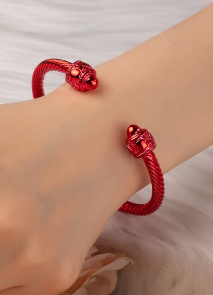 Spiral Metal Cuff Bracelet (5 Colors)